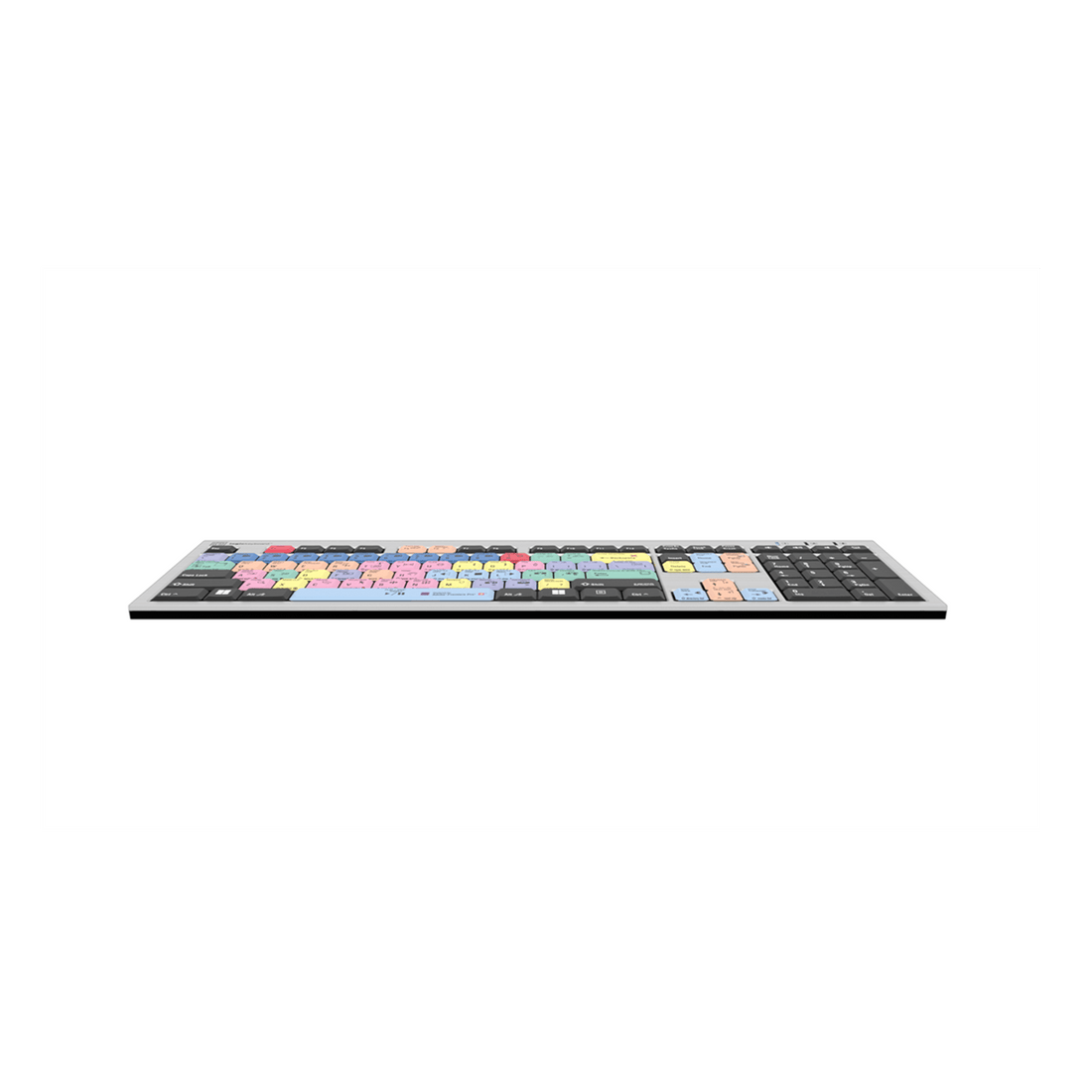 LogicKeyboard Adobe Premiere Pro CC Silver Slimline Keyboard for PC (US) - Coremicro – image 2