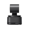 OBSBOT Tiny 3 Lite AI-powered 4K PTZ webcam with spatial audio, shown with adjustable lens and built-in microphone for video calls.