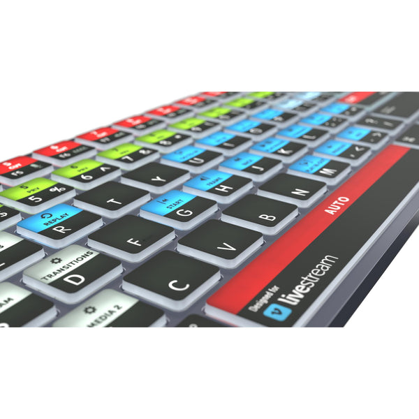 LogicKeyboard LKB-LSTREAM-TM-US Close Up Perspective – image 3