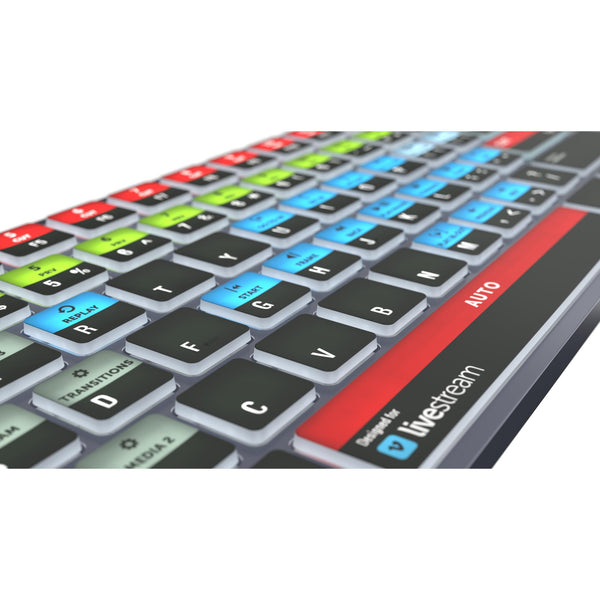 LogicKeyboard LKB-LSTREAM-TPC-US Close Up Perspective – image 3
