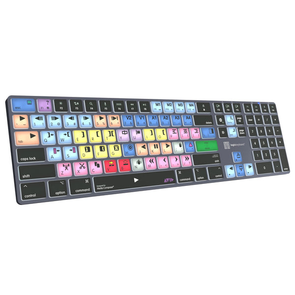 LogicKeyboard LKB-MCOM4-TM-US Left Perspective – image 2