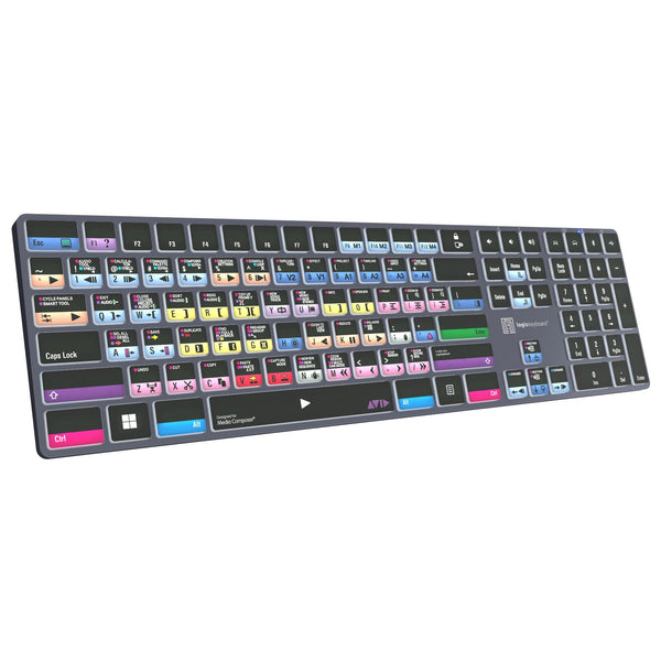 LogicKeyboard LKB-MCOMP-TPC-US Left Perspective View – image 2
