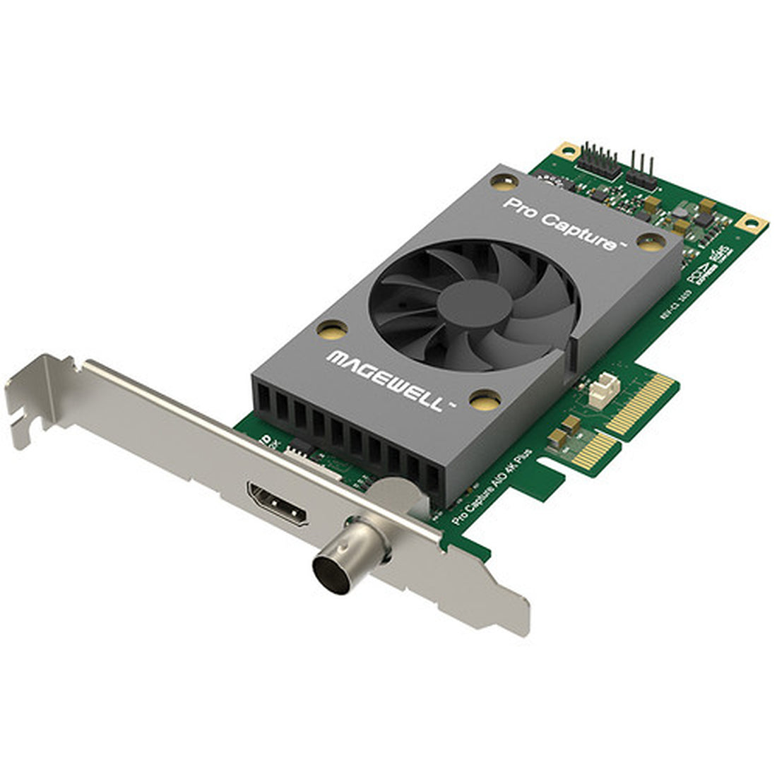 Magewell Pro Capture AIO 4K Plus PCIe capture card with HDMI and 6G-SDI ports for high-quality video recording and streaming. – image 1