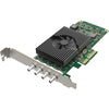Magewell Pro Capture SDI 4K Plus 12G-SDI PCIe capture card with multiple SDI input ports and sleek black design.