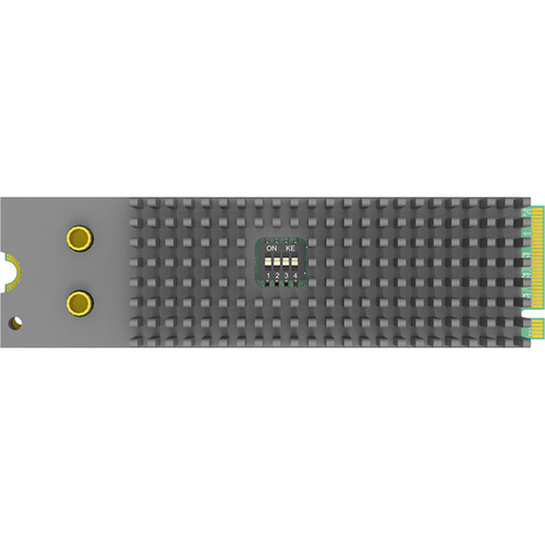 Magewell Eco Capture Dual SDI M.2 two-channel 2K capture card showing top view with ports and branding. – image 2