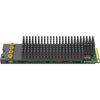 Magewell Eco Capture Quad SDI M.2 four-channel 2K capture card shown from a side view, with multiple SDI input ports and compact design.