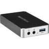 Magewell USB Capture HDMI Plus device showing HDMI and USB ports for high-definition video capture up to 1080p60.