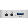 Rear view of Magewell USB Capture SDI Plus 2K 3G-SDI video capture device showing ports and connectivity options.