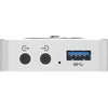 Magewell USB Capture SDI 4K Plus device showing right-side 6G-SDI port and USB connection for high-quality video recording.