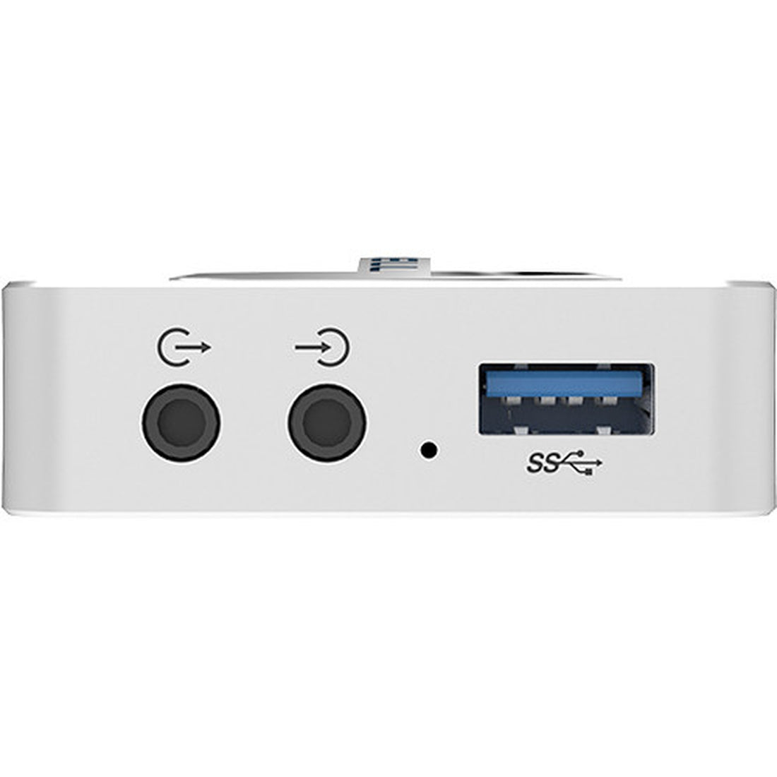 Magewell USB Capture SDI 4K Plus device showing right-side 6G-SDI port and USB connection for high-quality video recording. – image 4
