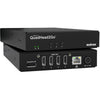 Matrox QuadHead2Go Q185 multi-monitor controller appliance connected to four displays for multiviewer processing.