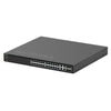 Netgear AV Line M4350-24M4X4V managed switch with 24 2.5G ports, 4 10G ports, PoE++, isometric front view image