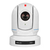 Bolin N7-220X full HD NDI HX3 PTZ camera with 20x zoom, HDMI, 3G-SDI in white, showing front view with lens and control panel.