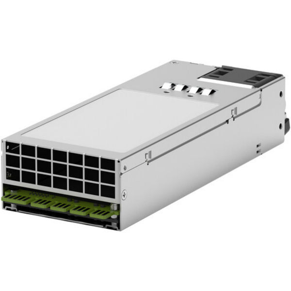 Netgear APS2000Wv2 2000W modular power supply unit for M4350 series, front connection view with cables and ports.