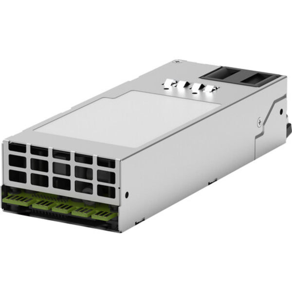 Netgear APS920W 920W modular power supply unit for M4350 series, shown from front left isometric view with cables and connectors. – image 3