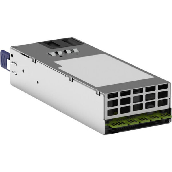Netgear APS920W 920W modular power supply unit for M4350 series, shown from front right isometric view. – image 4