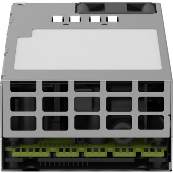 Front top view of the Netgear APS920W 920W modular power supply unit for M4350 series networking switches. – image 1