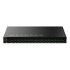 Front view of the Netgear CSM4316 16-port 100G QSFP28 fully managed switch with multiple ports and status LEDs.