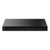 Front view of Netgear CSM4316 16x 100G QSFP28 fully managed switch, TAA approved, showing port panel and branding.