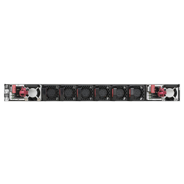 Back view of Netgear CSM4532 M4500 fully managed switch showing ports and connection interfaces. – image 4