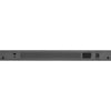 Rear view of Netgear 16-port Gigabit Ethernet PoE+ unmanaged network switch, showing ports and connection ports.
