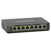 Netgear GS308EPP 8-port Gigabit PoE+ managed network switch with LED indicators and port labels.