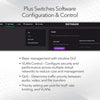 Netgear GS308EPP 8-port Gigabit PoE+ managed network switch with software configuration and control interface.