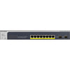 Front view of Netgear GS510TPP 8-port Gigabit Ethernet smart switch with high-power PoE+ and 2 SFP ports, 190W capacity.