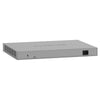 Rear view of Netgear GS752TPPv3 48-port PoE+ managed gigabit network switch showing ports and cooling vents.