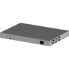 Rear view of Netgear GS752TXUPv3 48-port Gigabit PoE++ managed network switch showing port connections and ventilation.