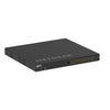 Netgear GSM4230PX managed switch with 24 Gigabit Ethernet ports, PoE+ support, SFP+ slots, and front view.
