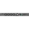 Rear view of Netgear M4300-52G-PoE+ managed network switch with 48 Gigabit ports and SFP+ support.