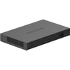 Rear top view of Netgear M4300-52G-PoE+ managed network switch with 48 Gigabit PoE+ ports and SFP+ for network connectivity.
