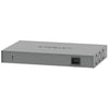 Rear view of Netgear Ultra60 MS510TXUP 8-port managed switch with multi-gigabit PoE++ ports and SFP+ slots.