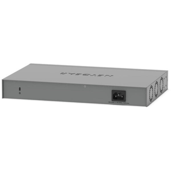 Rear view of Netgear Ultra60 MS510TXUP 8-port managed switch with multi-gigabit PoE++ ports and SFP+ slots. – image 6