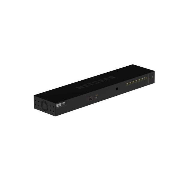 Netgear AV Line M4250-12M2XF managed switch with 12 2.5G ports and 2 SFP+ ports, front view showing ports and ports labels. – image 2