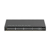 Netgear MSM4352 managed switch with 4x10G, 44x2.5G PoE++, 4xSFP28 25G ports, TAA compliant, front view image.