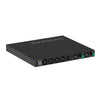 Rear view of Netgear MSM4352 managed switch with multiple SFP28 25G ports and PoE++ power capability.