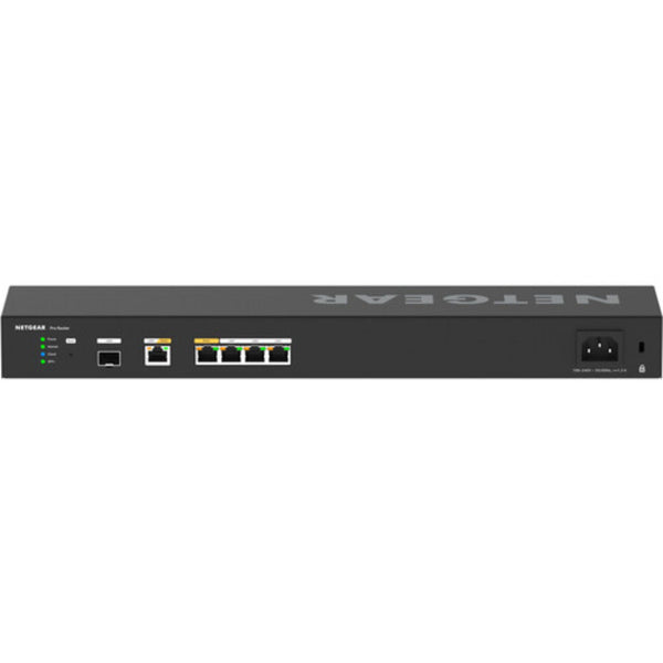 Rear view of Netgear PR460X 6-port 10G/2.5G dual-WAN pro router showing ports and connectivity options. – image 4