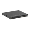 Netgear M4350-16V4C managed switch with 16 SFP28 25G ports and 4 QSFP28 100G ports, front left view.