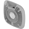 Rear view of Netgear WAX618 AX3000 wireless dual-band access point showing ports and design features.