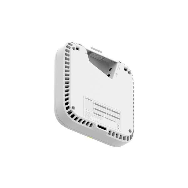 Netgear Cloud Managed WiFi 7 access point with rear view showing ports and design for wireless network setup. – image 5