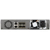 Rear view of Netgear M4300-24X managed network switch with 24 10G ports and SFP+ ports for high-speed connectivity.
