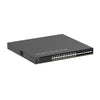 Front view of Netgear M4350-32F8V fully managed switch with 32 SFP+ and 8 SFP28 ports, TAA compliant, network hardware.