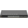 Front and top view of the Netgear M4350 XSM4340V 40-port managed switch with multi-gig PoE++ capabilities.
