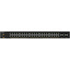 Front view of Netgear M4350-40X4C managed AV network switch with 40 ports, including 10G PoE++ support and sleek design.