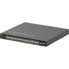 Front-left isometric view of the Netgear M4350-40X4C 40-port 10G PoE++ managed AV network switch with multiple Ethernet ports.