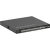 Netgear M4350-40X4C managed AV network switch with 40 ports, 10G PoE++, front right isometric view