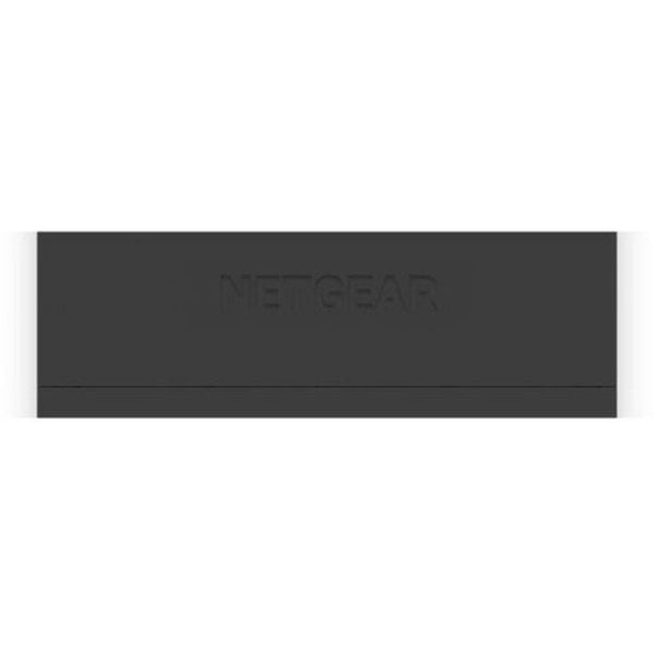 Top view of Netgear GS724TPPv3 24-port Gigabit PoE+ managed network switch with 380W power supply