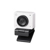 OBSBOT Meet 2 Cloud White With Magnetic Clip Mount Against White Background
